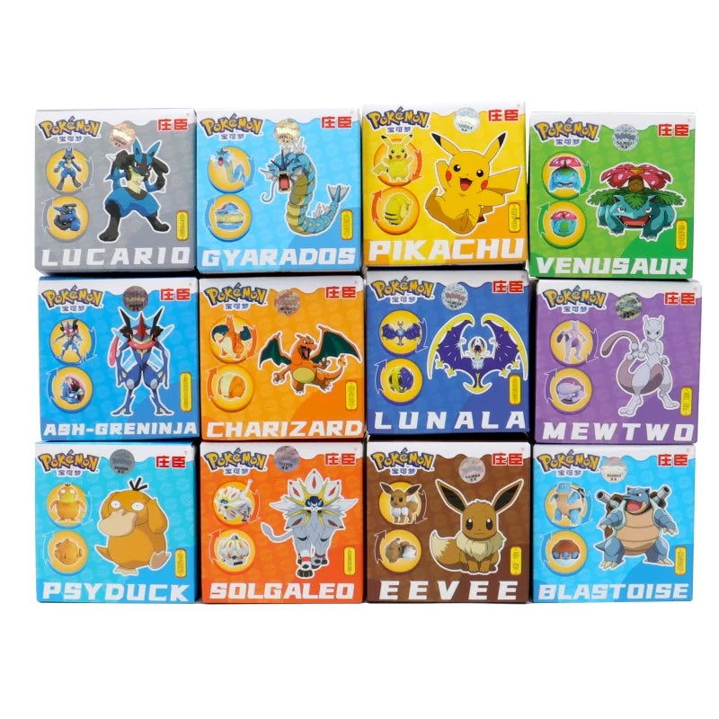 New Pokemon Figures Toys Variant Ball Model Pikachu Gengar Pokeball Dragonite Snorlax  Action Figure Lapras Pocket Monsters Toy - Slobuy
