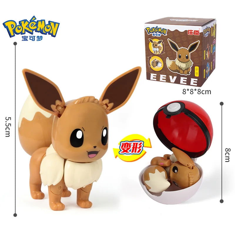 New Pokemon Figures Toys Variant Ball Model Pikachu Gengar Pokeball Dragonite Snorlax  Action Figure Lapras Pocket Monsters Toy - Slobuy