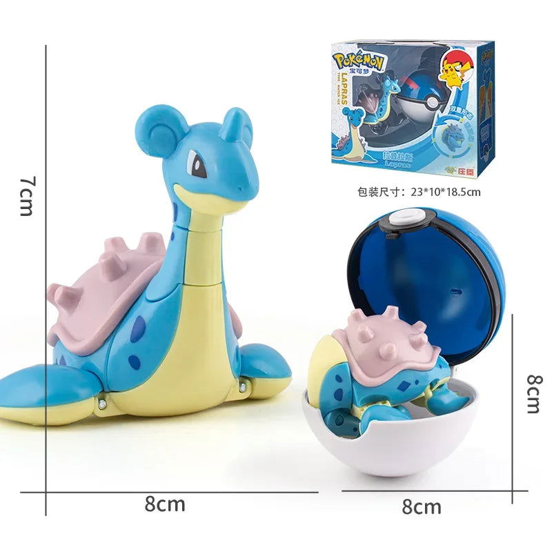 New Pokemon Figures Toys Variant Ball Model Pikachu Gengar Pokeball Dragonite Snorlax  Action Figure Lapras Pocket Monsters Toy - Slobuy