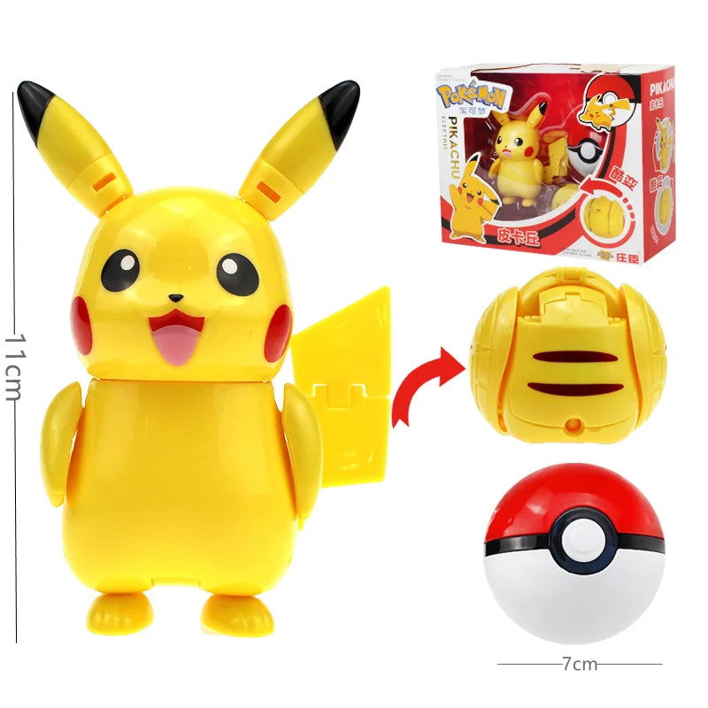 New Pokemon Figures Toys Variant Ball Model Pikachu Gengar Pokeball Dragonite Snorlax  Action Figure Lapras Pocket Monsters Toy - Slobuy