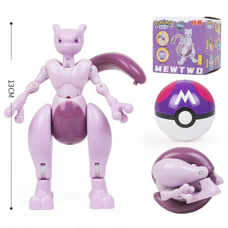 New Pokemon Figures Toys Variant Ball Model Pikachu Gengar Pokeball Dragonite Snorlax  Action Figure Lapras Pocket Monsters Toy - Slobuy