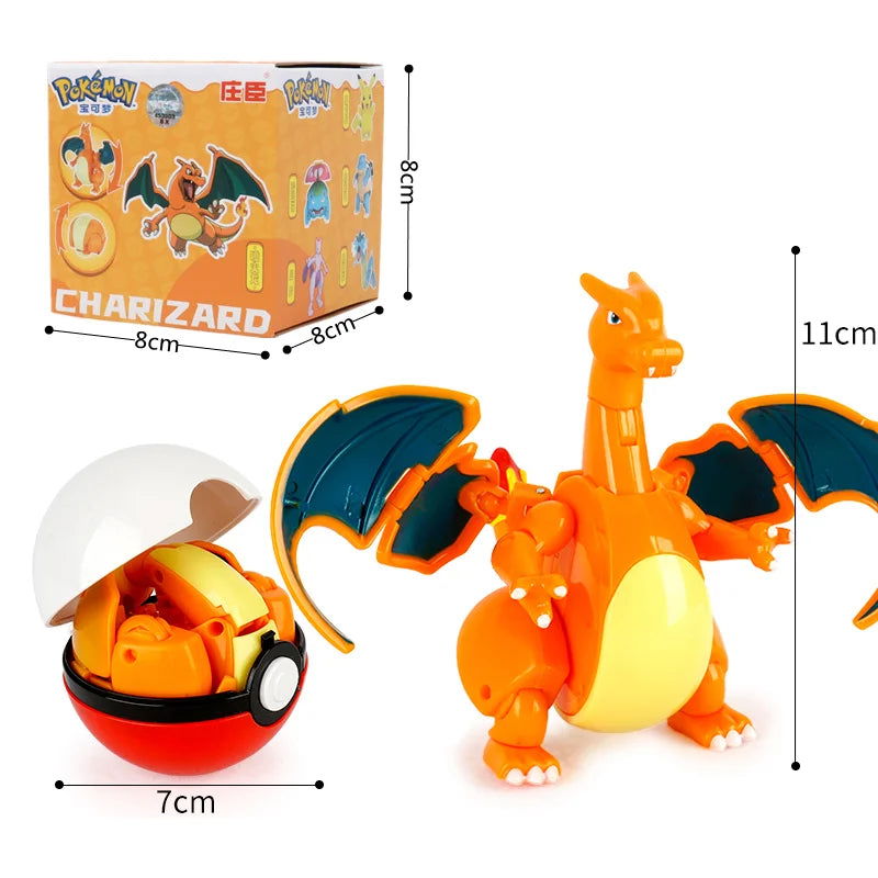 New Pokemon Figures Toys Variant Ball Model Pikachu Gengar Pokeball Dragonite Snorlax  Action Figure Lapras Pocket Monsters Toy - Slobuy