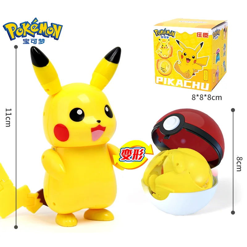 New Pokemon Figures Toys Variant Ball Model Pikachu Gengar Pokeball Dragonite Snorlax  Action Figure Lapras Pocket Monsters Toy - Slobuy