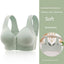 New Pregnant Women's Front Open Button Breastfeeding Bra Women's Large Steel Ring Free Bra Traceless Thin Comfortable Bra - Slobuy