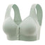 New Pregnant Women's Front Open Button Breastfeeding Bra Women's Large Steel Ring Free Bra Traceless Thin Comfortable Bra - Slobuy