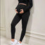 New Pregnant Women's Yoga Pants High Waist Hip Lift, Slim Fit Nude Feel Peach Hip Sports Tights Pregnant Yoga Clothing - Slobuy