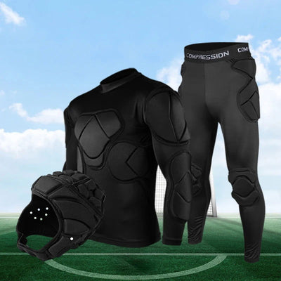 New Professional Goalkeeper Uniforms soccer training equipment soccer helmet EVA thick sponge protective Goalkeeper equipment - Slobuy