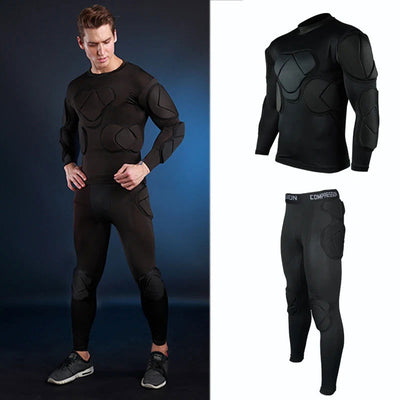 New Professional Goalkeeper Uniforms soccer training equipment soccer helmet EVA thick sponge protective Goalkeeper equipment - Slobuy