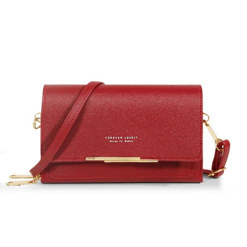 New Pu Leather Women Handbags Female Multifunctional Large Capacity Shoulder Bags Fashion Crossbody Bags For Ladies Phone Purse - Slobuy