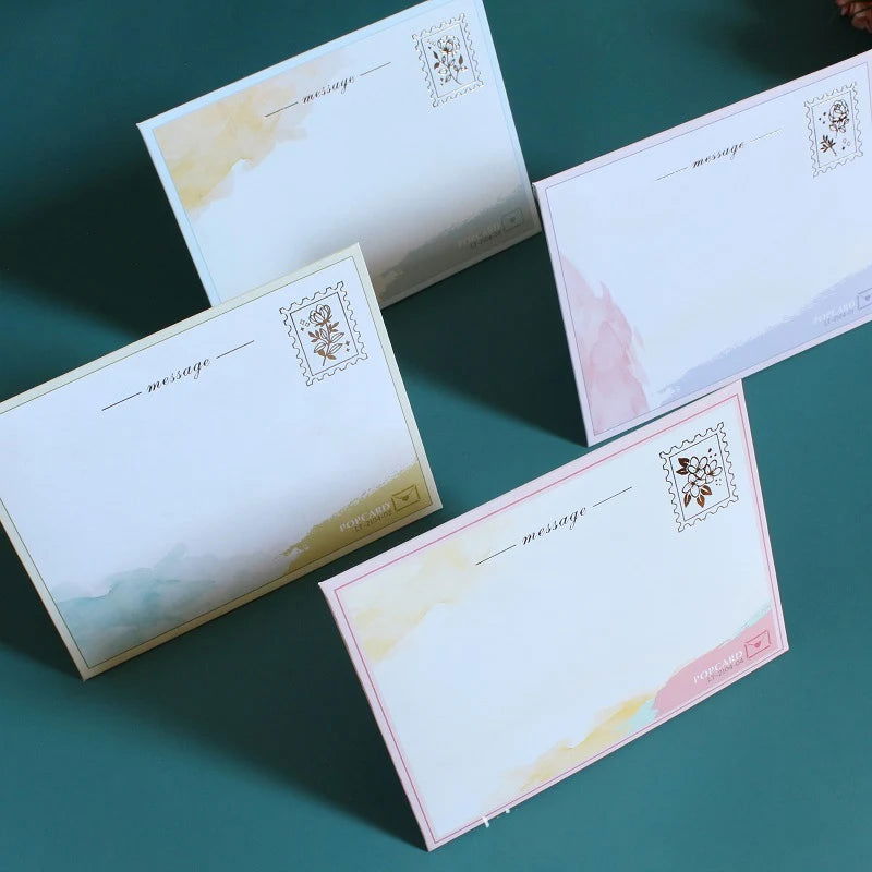 New Romantic Flower Birthday Christmas Card 3D Pop-up Greeting Cards Set Postcard Party Wedding Decor Creative Gifts Cards - Slobuy