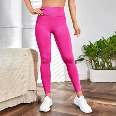 New Seamless High-Waisted Breathable Yoga Pants Women's Quick Dry Running Fitness Pants - Slobuy