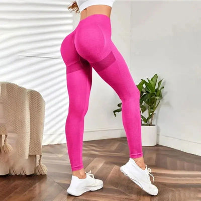New Seamless High-Waisted Breathable Yoga Pants Women's Quick Dry Running Fitness Pants - Slobuy
