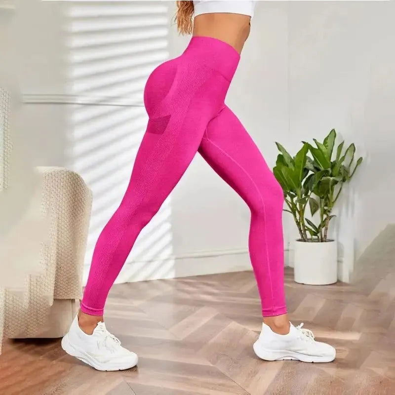 New Seamless High-Waisted Breathable Yoga Pants Women's Quick Dry Running Fitness Pants - Slobuy