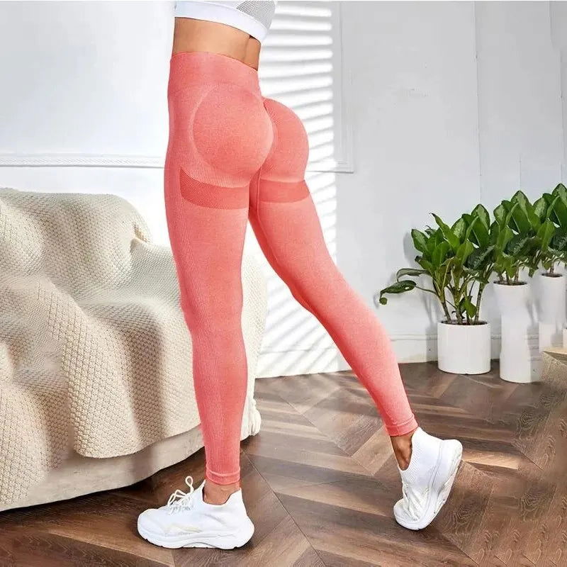 New Seamless High-Waisted Breathable Yoga Pants Women's Quick Dry Running Fitness Pants - Slobuy
