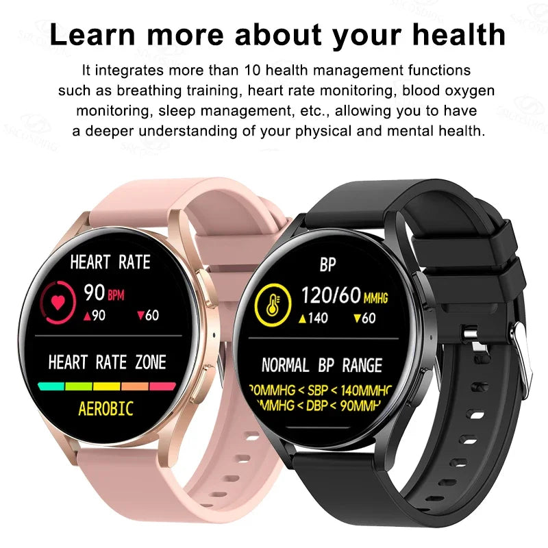 New Smartwatch for Men HD Full Touch Blood Pressure Blood Oxygen Bluetooth Call Sports Smart Watch Men Women For Android IOS - Slobuy