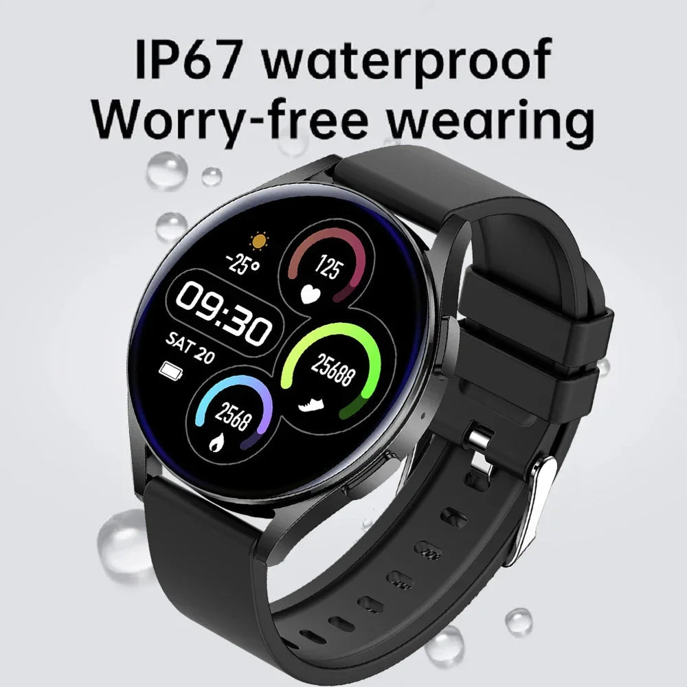 New Smartwatch for Men HD Full Touch Blood Pressure Blood Oxygen Bluetooth Call Sports Smart Watch Men Women For Android IOS - Slobuy