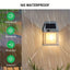 New Solar Tungsten Filament Lamp Outdoor Waterproof Intelligent Induction Wall Lamp Courtyard Garden Villa Lighting Night Light - Slobuy