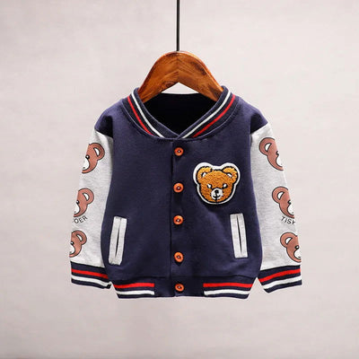 New Spring Autumn Baby Girls Boys Clothes Children Cotton Cartoon Jacket Toddler Fashion Sports Costume Infant Kids Sportswear - Slobuy