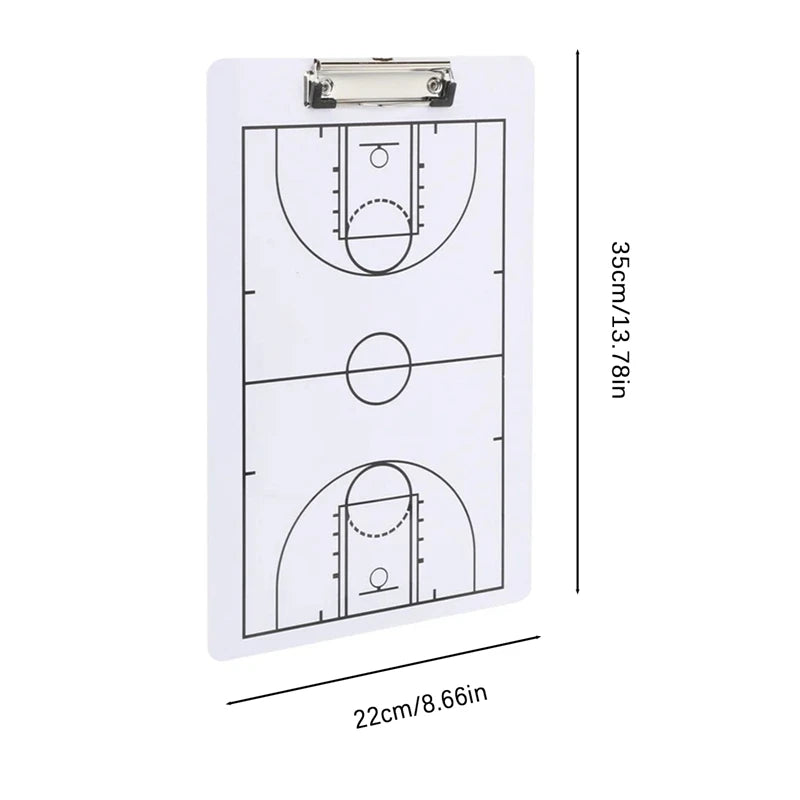 New Style Basketball Clipboard Strategy Board, Professional Game Plan Demonstration Practice Board Basketball Coaching Board - Slobuy