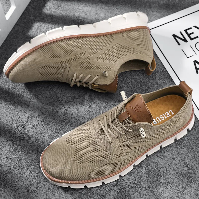 New Stylish Mens Casual Shoes Spring Flyknit Sneakers - Slobuy