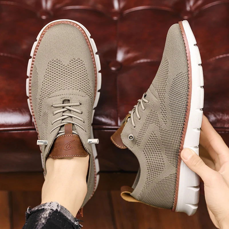 New Stylish Mens Casual Shoes Spring Flyknit Sneakers - Slobuy