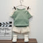 New Summer Baby Boys Clothes Sets Fashion Cotton Letter Printing T-shirts+Tooling Shorts 2pcs Kids Outfits for Infant Tracksuit - Slobuy