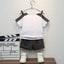 New Summer Baby Boys Clothes Sets Fashion Cotton Letter Printing T-shirts+Tooling Shorts 2pcs Kids Outfits for Infant Tracksuit - Slobuy