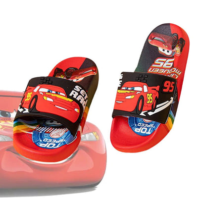 New Summer Children Sandals Kids Cars Cartoon Toddler Boys Soft Sole Shoes Anti-Slip Slippers Wearable in all seasons Sandals - Slobuy
