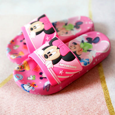 New Summer Children Sandals Kids Cartoon Minnie Toddler Boys Girls Soft Sole Shoes Anti-Slip Slippers Wearable in all seasons - Slobuy