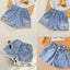 New Summer Kids Short Denim Shorts For Girls Fashion Girl Short Princess Jeans Children Pants Girls Shorts Flower Girls Clothing - Slobuy