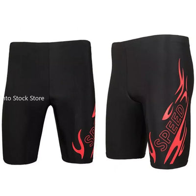 New Swimsuit Mens Swimming Trunks Sexy Swimwear Quick-dry Boxer Shorts Tight Swim Trunks Plus Size Quick Dry Swimming - Slobuy