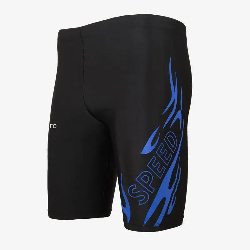 New Swimsuit Mens Swimming Trunks Sexy Swimwear Quick-dry Boxer Shorts Tight Swim Trunks Plus Size Quick Dry Swimming - Slobuy