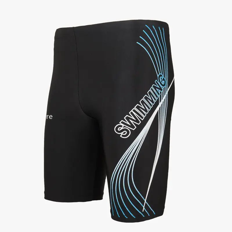 New Swimsuit Mens Swimming Trunks Sexy Swimwear Quick-dry Boxer Shorts Tight Swim Trunks Plus Size Quick Dry Swimming - Slobuy