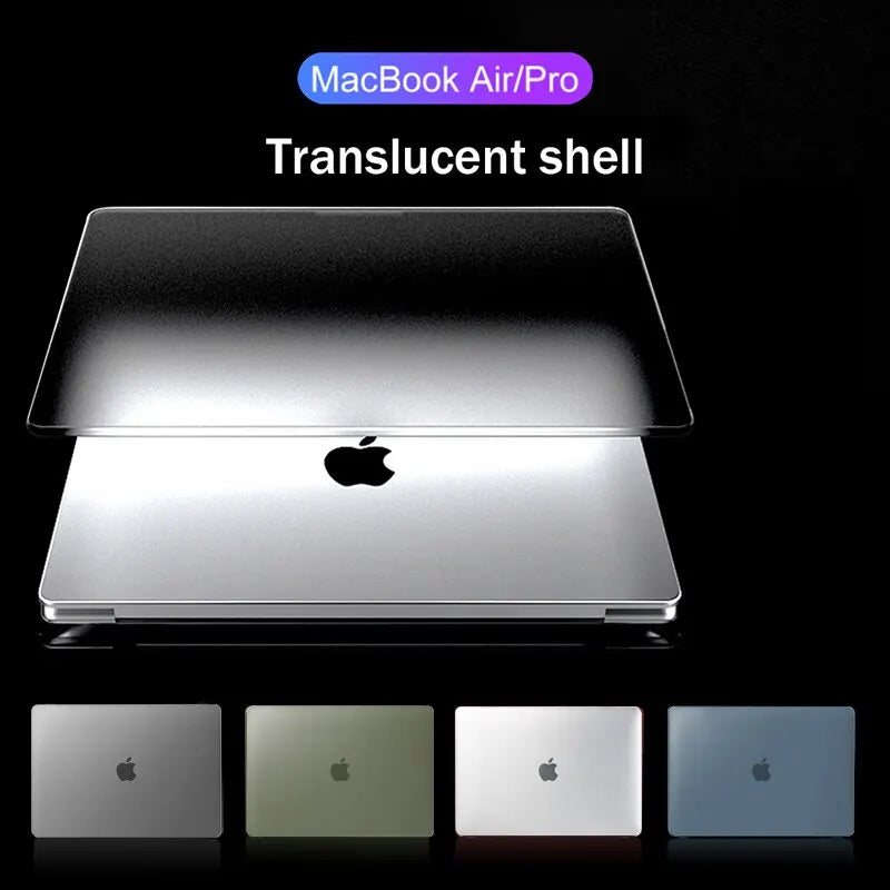 New TPU Soft Laptop Case For Macbook Air 13 M1 M2 Case For Macbook Pro 14 Case Chip Air 13.6 Cover for Macbook Pro 13 Cover - Slobuy