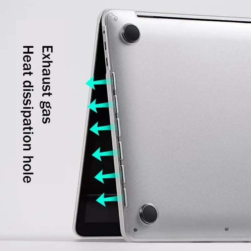 New TPU Soft Laptop Case For Macbook Air 13 M1 M2 Case For Macbook Pro 14 Case Chip Air 13.6 Cover for Macbook Pro 13 Cover - Slobuy