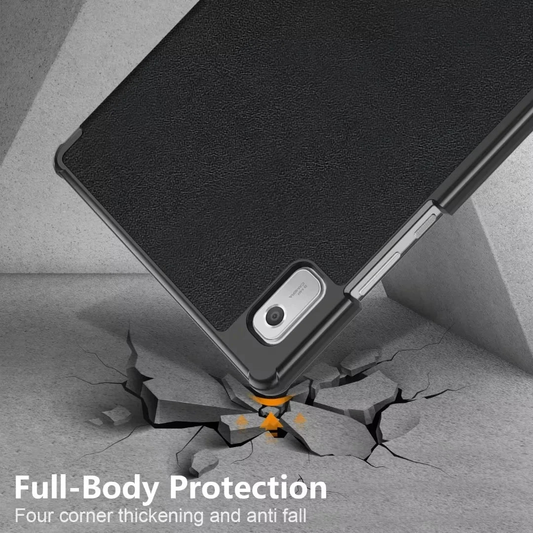 New Tablet Cover For Lenovo Tab M9 2023 Case TB310FU TB310XC 9.0 inch PU Leather Magnetic Tri-Fold Stand Funda Coque+Film+Pen - Slobuy