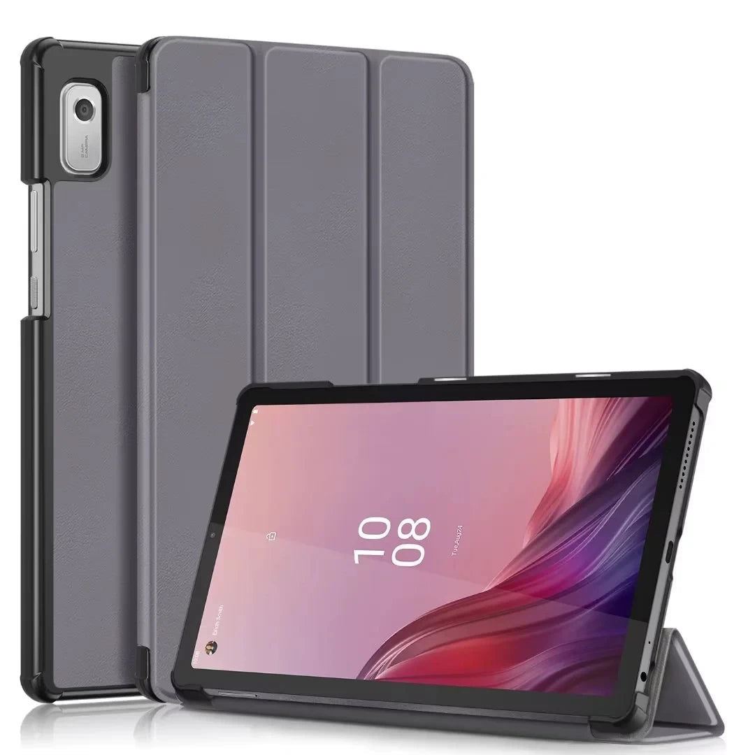 New Tablet Cover For Lenovo Tab M9 2023 Case TB310FU TB310XC 9.0 inch PU Leather Magnetic Tri-Fold Stand Funda Coque+Film+Pen - Slobuy
