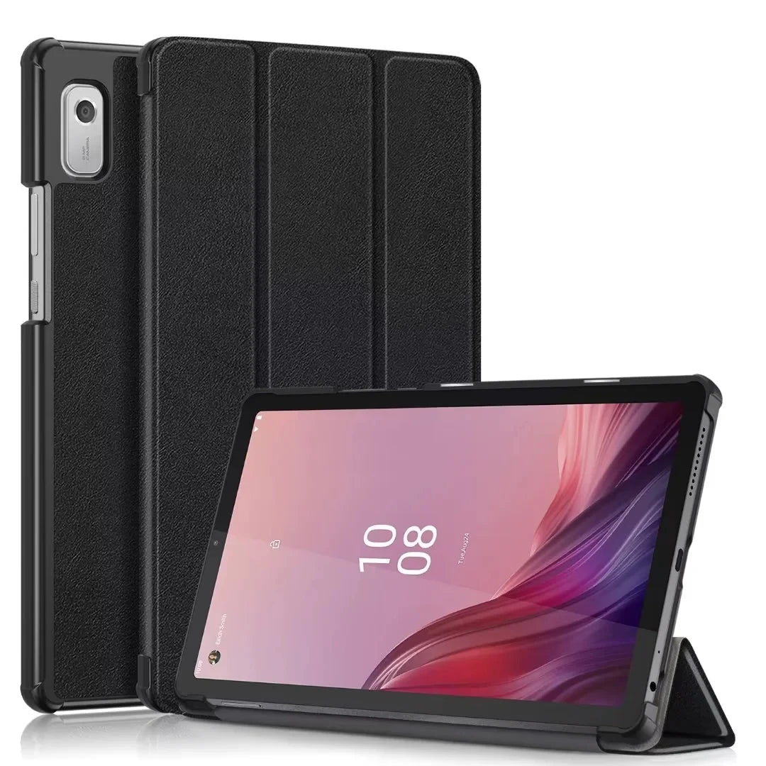 New Tablet Cover For Lenovo Tab M9 2023 Case TB310FU TB310XC 9.0 inch PU Leather Magnetic Tri-Fold Stand Funda Coque+Film+Pen - Slobuy