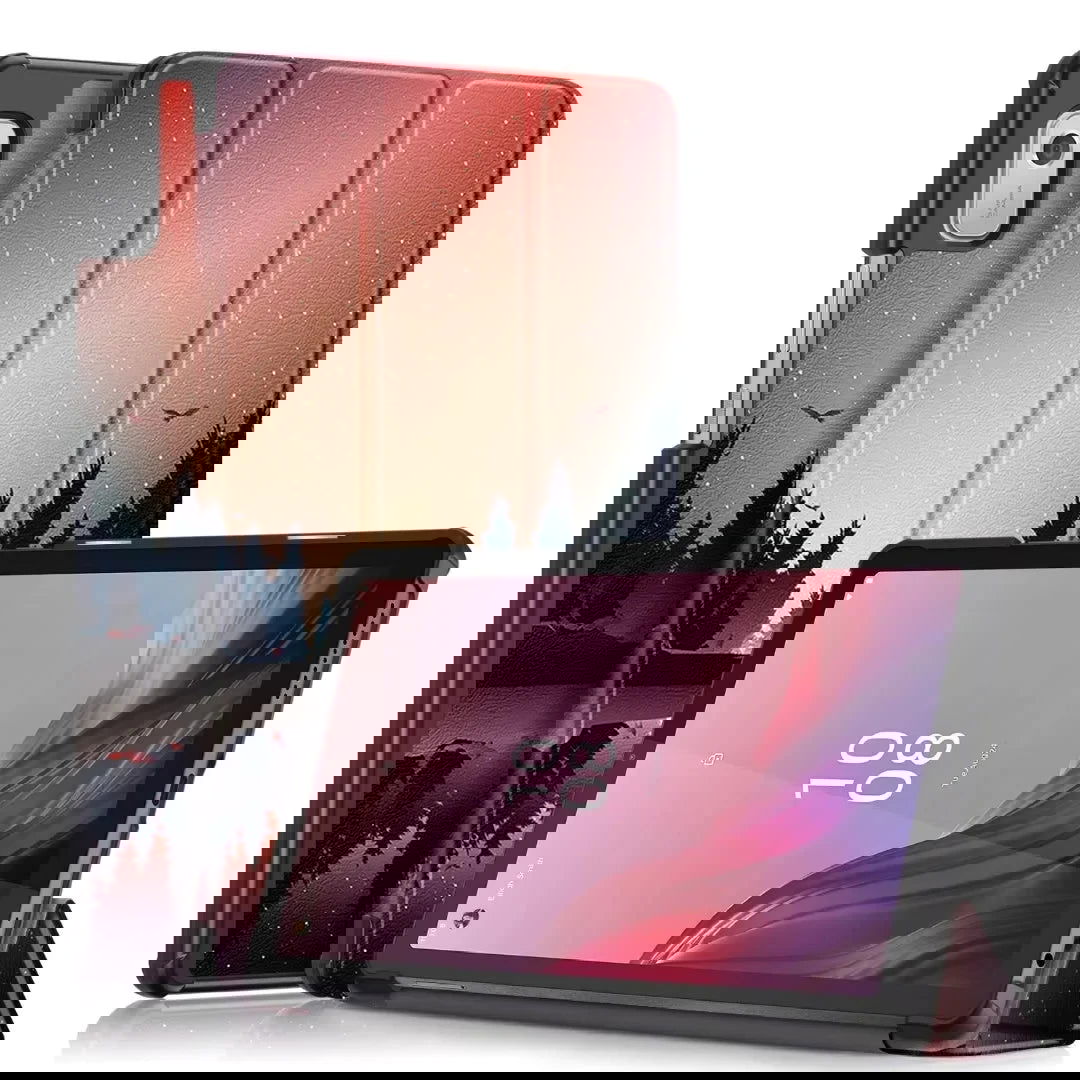 New Tablet Cover For Lenovo Tab M9 2023 Case TB310FU TB310XC 9.0 inch PU Leather Magnetic Tri-Fold Stand Funda Coque+Film+Pen - Slobuy