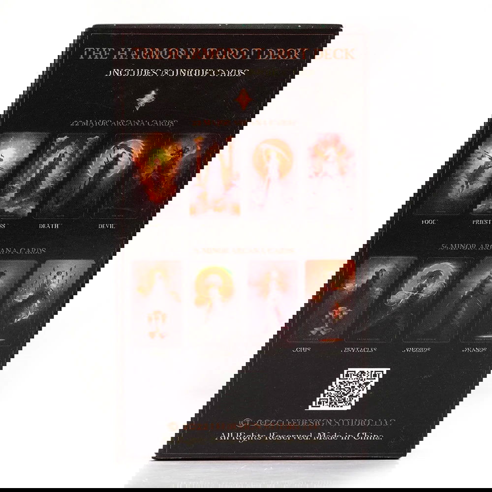 New The Harmony Tarot Deck 78 Uniquely Design Cards Created By Harmonizing The Two Worlds of AI and Human Creativity Board Games - Slobuy