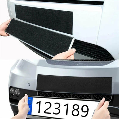 New Unique Frameless License Plate Holder Harmless Polyester Adhesive Number Plate Holder Durable Number Car Accessories 2023 - Slobuy