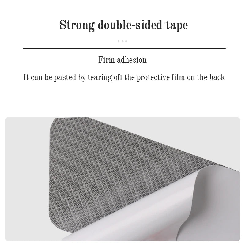 New Universal Imitation Carbon Fiber Leather Car Door Sill Protection Strip Tough And Durable Decorative Car Sticker Accessories - Slobuy