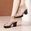 New Women's Sandals Wedges Summer Hollow Out Roman Sandals Ladies Elegant Low Heel Sandals for Women Fashion Mujer Footwear - Slobuy