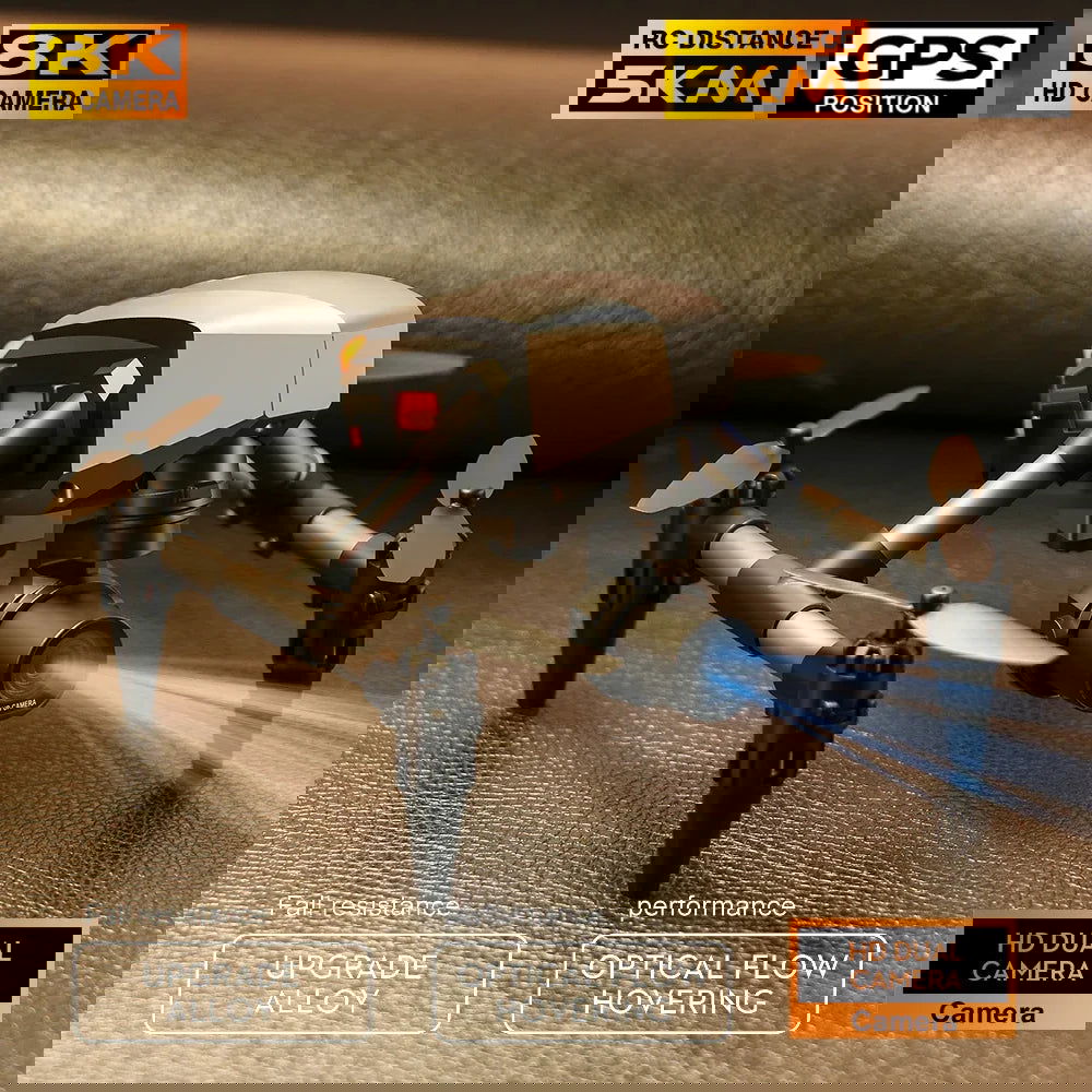 New XD1 Mini Drone FPV Professional 8K Dual Camera 5G WIFI GPS Height Maintaining Four Sides Obstacle Avoidances Quadcopter Toys - Slobuy