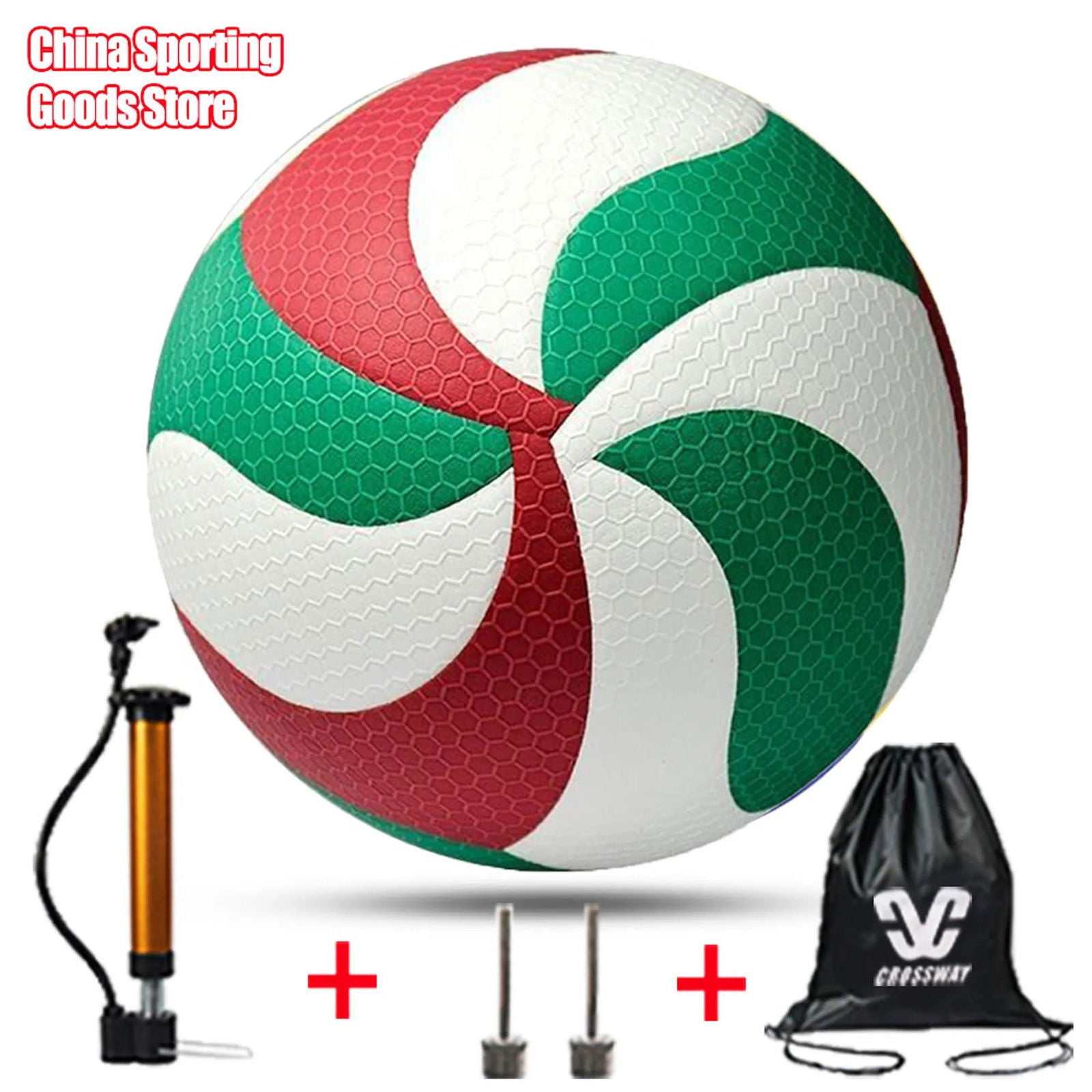 New Year's Gift Volleyball ball,Model5000,Size 5,Outdoor Sports, Training,Optional Pump + Needle + Bag - Slobuy
