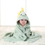 Newborn Baby Bath Towel Cartoon Baby Swaddle Kids Bathrobe Fleece Blanket Warm Sleeping Swaddle Wrap for New Born Boys Girls - Slobuy