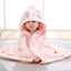 Newborn Baby Bath Towel Cartoon Baby Swaddle Kids Bathrobe Fleece Blanket Warm Sleeping Swaddle Wrap for New Born Boys Girls - Slobuy