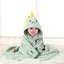 Newborn Baby Bath Towel Cartoon Baby Swaddle Kids Bathrobe Fleece Blanket Warm Sleeping Swaddle Wrap for New Born Boys Girls - Slobuy