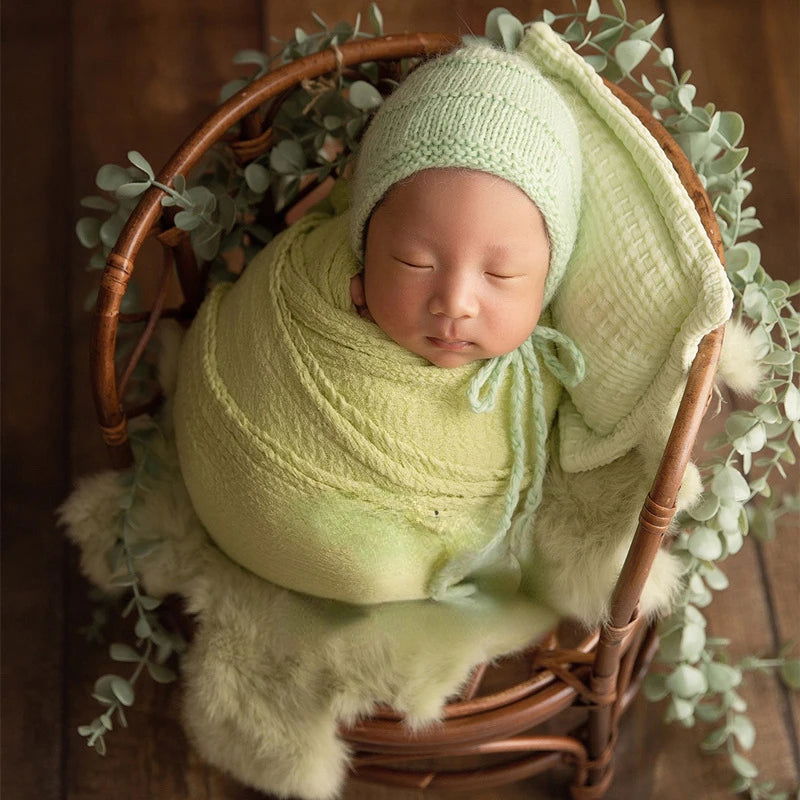 Newborn Photography Props Bed Baby Chair Crib Retro Basket Posing Furniture Shooting Studio Fotografia Accesorios for Boys Gorls - Slobuy
