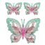 Newest Butterfly Birthday Balloon Set Blue Green Purple Foil Ball  Baby Shower Helium Balloon Birthday Party  Decorations  Globo - Slobuy